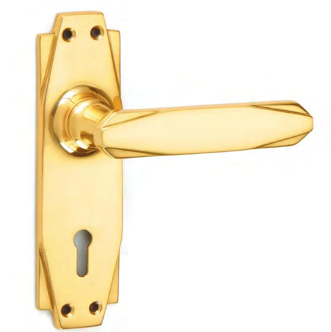 Lever Latch 98 x 41mm Part of the Art Deco