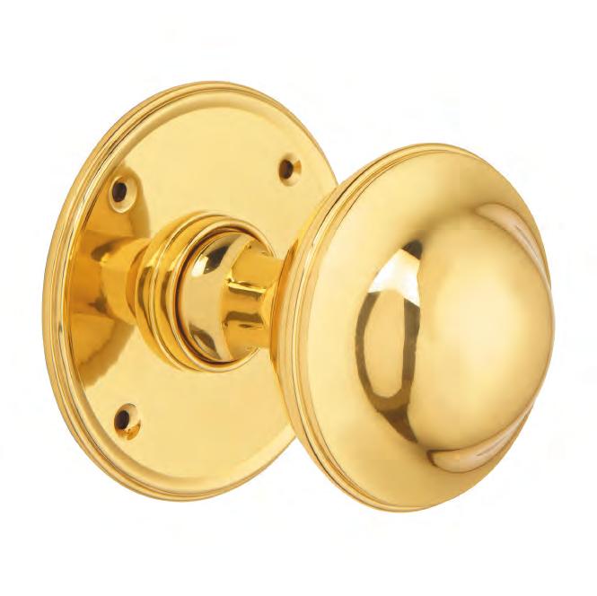 knob furniture Stepped Cushion Knob (54mm dia Knob) 6348 Mortice on 60mm Face Fixed Rose 6348R