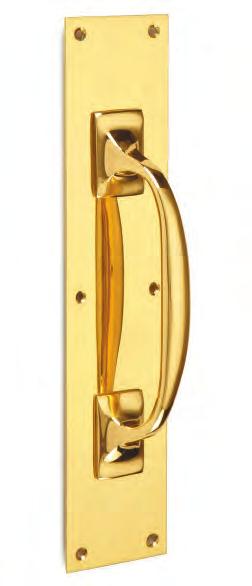 Decorative Pull Handle on Plate 48 305 x 63mm Backplate or 368 x