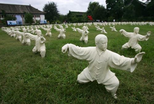 Tai Chi The forms that are done are forms from martial arts They are done slowly to develop the correct motions and flows, thus muscle memory Often include weapons