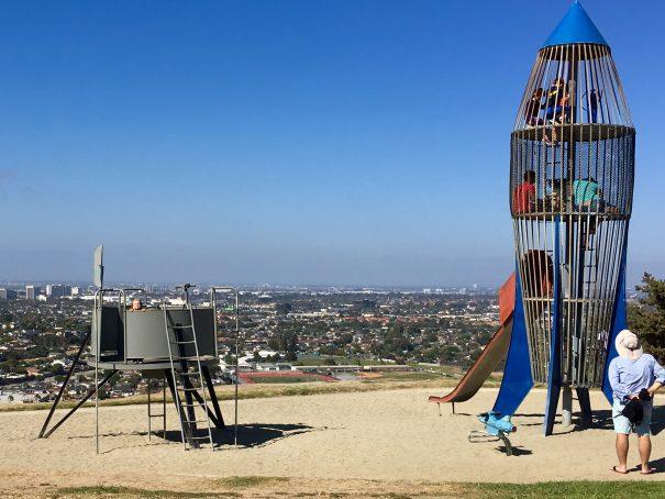 The park recently underwent a big renovation that left its 52-year-old namesake retro-rocket intact but added a slew of new play elements making it a modern blast for young rocketeers.