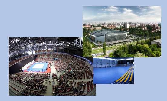 The multifunctional Arena Armeets disposes with separate Competition Hall, Training Hall and Warm-up Hall, and all other necessary sports facilities for big sports events.