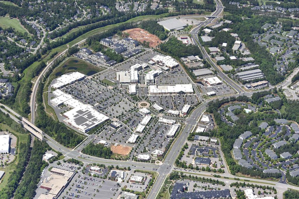 AERIAL PHOTOGRAPH RESIDENTIAL S PHASES 2-3 PHASE 1 MARKET CENTER DR CHAPEL HILL RD