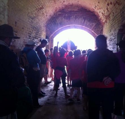 Multiple Locations (Pair with beach or marsh activities) Fort Caswell Tour Students take a walking tour of old Fort Caswell to learn the history