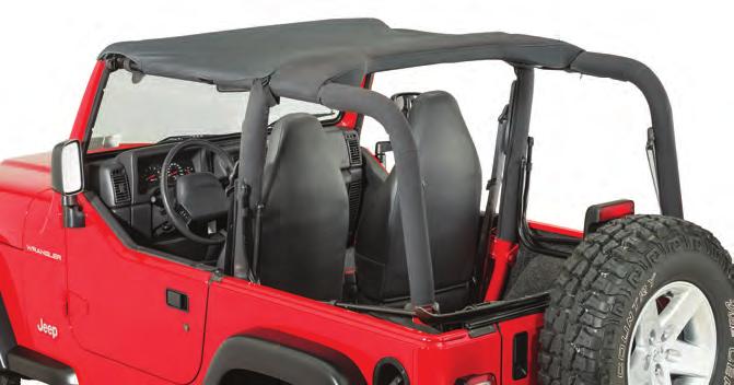 QuadraTop Bimini Top and Bimini Top Plus Installation Manual for 97-06 Jeep TJ Wrangler Vehicles # 11022.XXX5 and # 11022.
