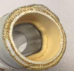 Reduce or Eliminate Rubber Cold Flow Compressed rubber when deformed from its original shape always wants to move. This is one of the downsides of externally crimped hose couplings.