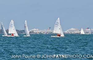 After the first race, PRO Jamie Ramon decided that the failing breeze and late hour didn t leave enough time to get in the second scheduled race, so the fleet