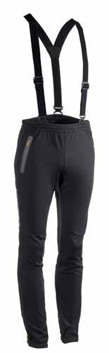 Pro. pants unisex/wo s black Soft and elastic 3-layer softshell.