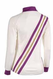 Sizes: Unisex XS-XXL Ladies XXS-XL Striped second layer shirt wo s white Allround