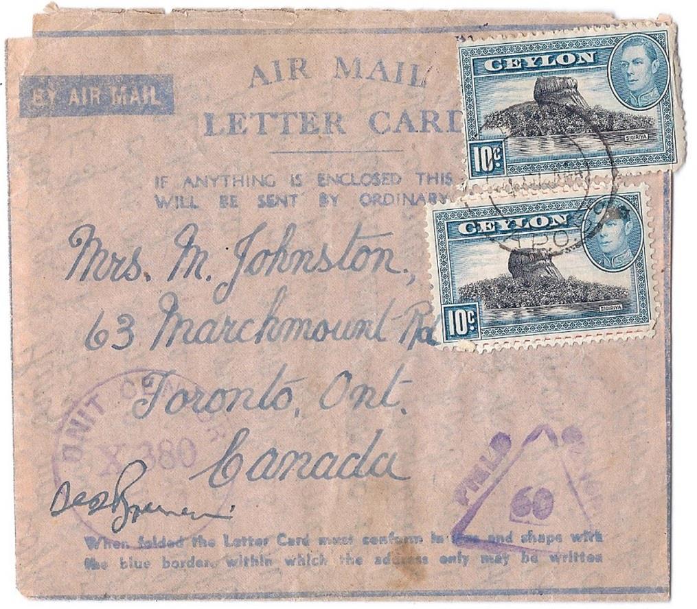 Reverse Item 249-12 Ceylon Command 1944, Ceylon 10 (2)