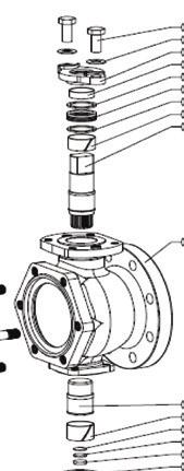 SECTION 10 - VALVE DISASSEMBLY Assemble/disassemble the valves in a clean, well-lit and well ventilated place. Refer to below construction drawing for disassembly.