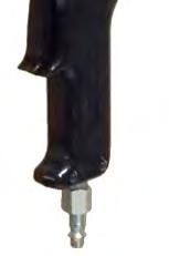 Manual gun Cradle-support handle Pneumatic gun Cradle-support handle Connect the Air Supply (Pneumatic