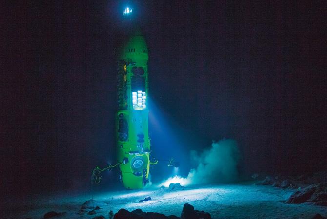 What is the New Age of Exploration? Mariana Trench Explorer/filmmaker James Cameron designed and built a futuristic submersible called Deepsea Challenger.