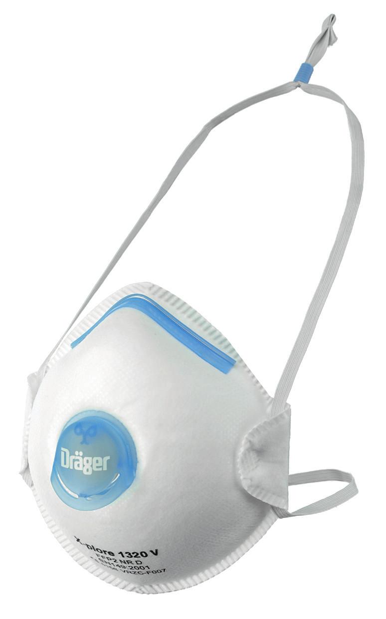 Dräger X-plore 1300 Particle Filtering Face Piece The Dräger X-plore 1300 combines proven and reliable respiratory protection with intelligent new ideas ensuring a high level of comfort and ease of