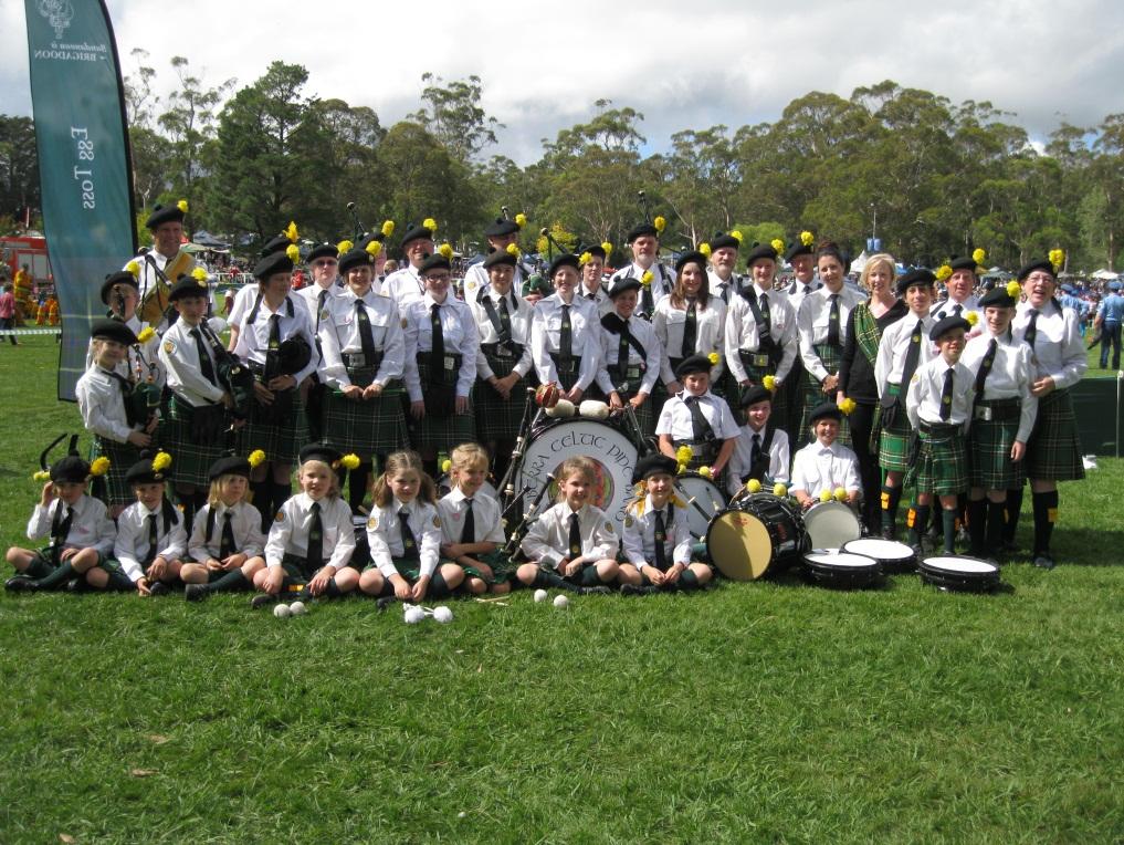 The Canberra Celtic Pipe Band is a community based, family oriented organisation. We wear the Irish National Tartan and perform Irish and Scottish tunes and dances.