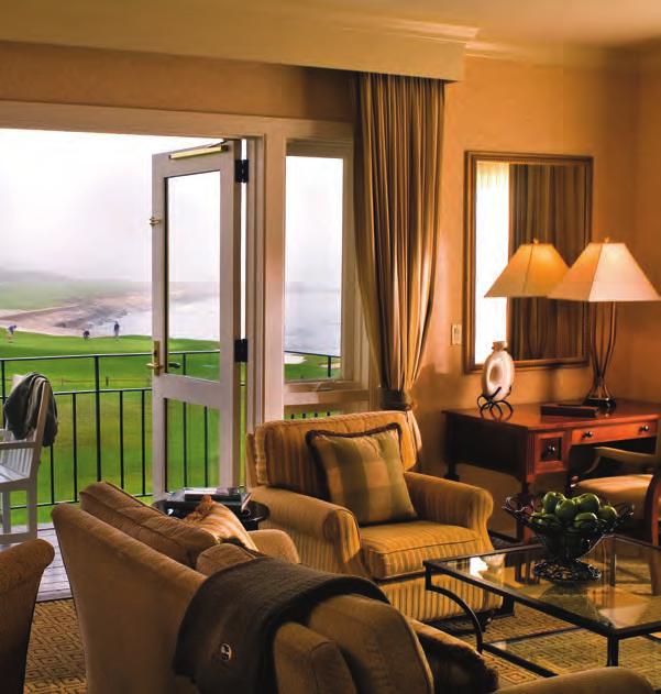 THE LODGE AT PEBBLE BEACH Since 1919, The Lodge at Pebble Beach has been providing luxurious accommodations