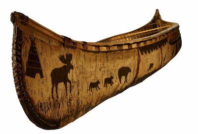 to build canoes, fix canoes, or make everything from wanigans and paddles or snowshoes, moose-hide moccasins, HBC blanket coats, beaded mandalas or finger-woven ceinture fleshé in the manner of the