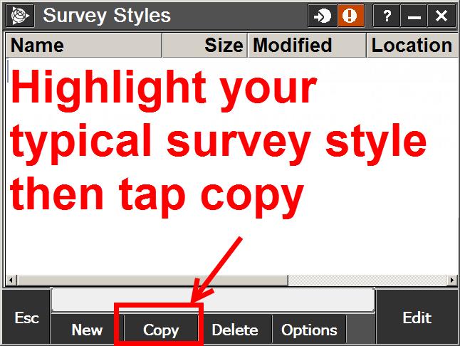 Accept 2. Highlight the newly created SonarMite survey style and tap Edit or just tap on it to edit. 3.