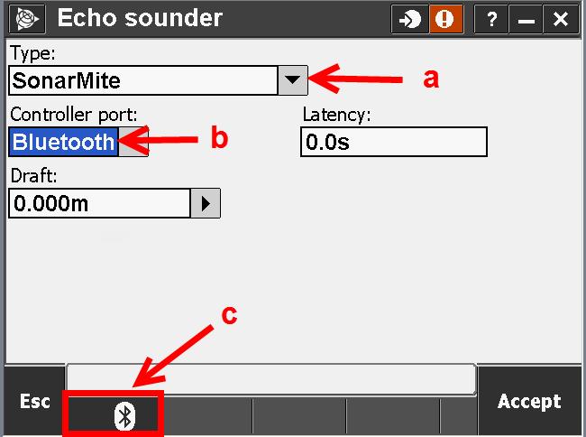 (See note below about Latency and Draft) Note: The latency caters for echo sounders where the depth is received by the