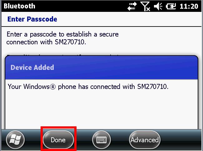 Confirm Echo sounder settings are correct then tap Accept