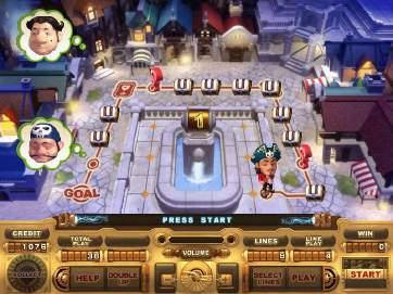 Bonus Game With 3 bonus symbols or more on the screen, the player enters the Bonus Game Bonus Game 1 City Map The player stops the spinning wheel and