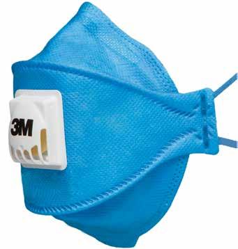 Food and beverage Pharmaceuticals Metal Detectable Embedded metal nose clip kept securely in place within the layers of the respirator to help ensure the safety of your production Staple-free To help