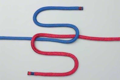 DOUBLE LOOP FIGURE of 8 This is a strong knot and the double loop reduces