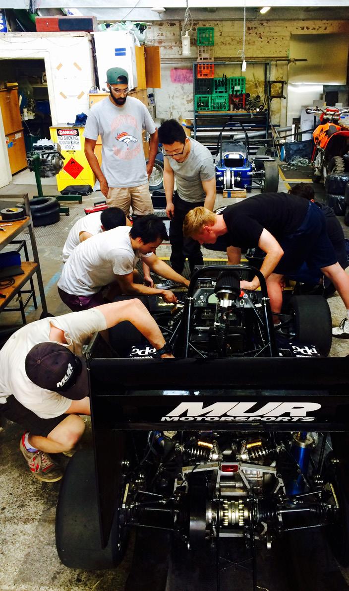 The aim of MUR2016 is to win the Formula SAE-A event in Melbourne in December.