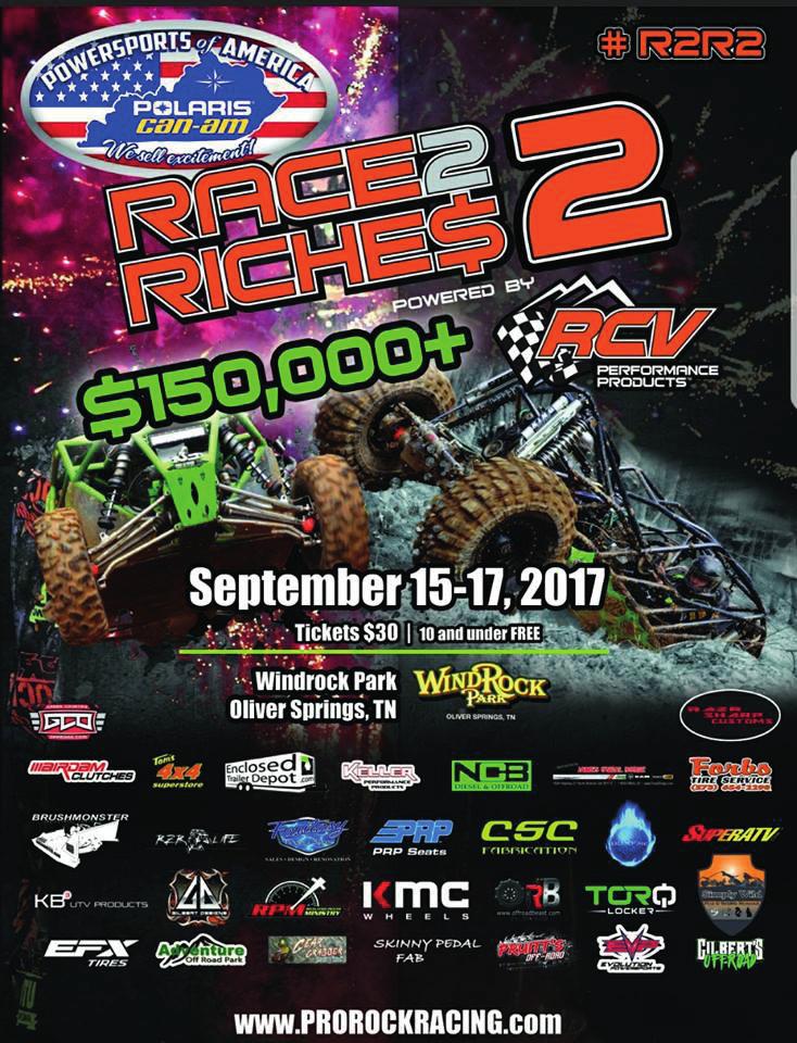 Sponsorship Packages PRESENTING SPONSOR ONLY 2 AVAILABLE $15,000 Season $25,000 R2R Included Exclusive brand protection from competition, All ProRock/ ProUTV events Presented on behalf of your