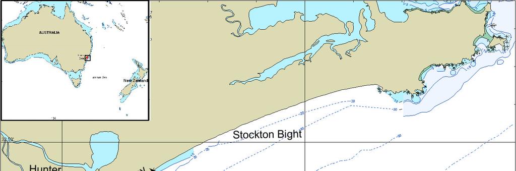 Figure 1 Location of Stockton Beach For many years the area has been prone to erosion and, in response, a number of studies were carried out to assess these problems based on historical data.