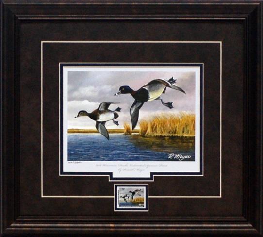2016 WI Ducks Unlimited Sponsor Print Framed print (A) is available starting at the 250 sponsor level. A great value, that ll look nice on any sportsman s wall.