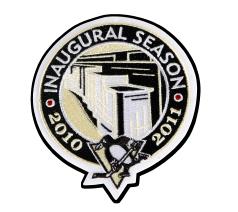 White, Black and Alternate jersey Item # 00010A - $385 Collectible CONSOL Energy Center Inaugural Season Patch Soft back for application.