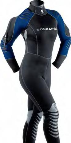 SUITS NOVASCOTIA 6.5 This semi-dry concept from SCUBAPRO incorporates many of the advantages of wetsuits and drysuits into one sleek and comfortable package.