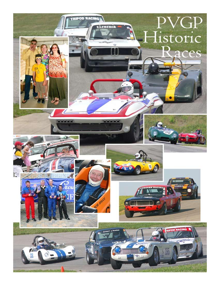 VINTAGE RACER GROUP NEWSLETTER Photos by