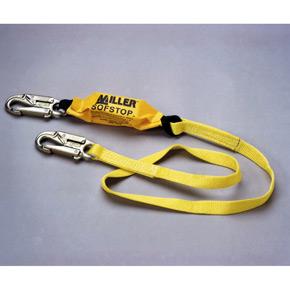 USA Product Family Miller Web Lanyards with SofStop Shock Absorber The versatile Miller SofStop Shock Absorber pack is an integral component of various Miller brand web shockabsorbing lanyards.