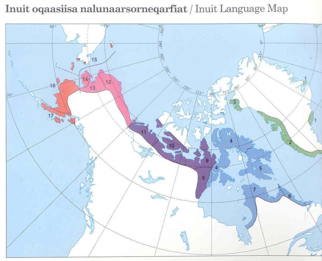 The Greenlandic Language one of several