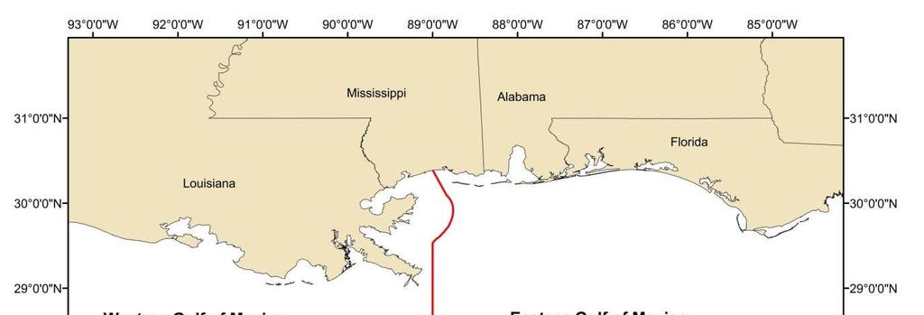 Proposed Gulf of Mexico Regional and Su
