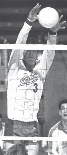 UCLA S 19 NCAA CHAMPIONSHIPS volleyball history to receive MVP honors two straight years, and Doug Partie, Mark Kinnison and Dave Mochalski were All- Tournament selections.