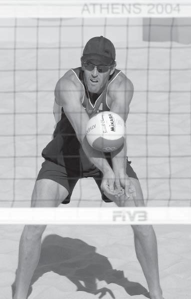 first Olympic appearance as a beach volleyball player; and Mark Williams and