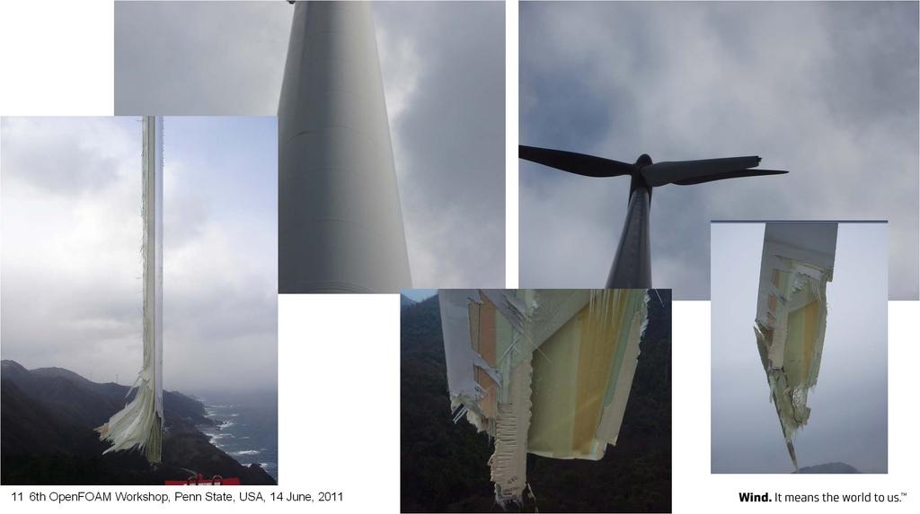 Transient Analysis - Mesoscale OpenFOAM coupling Case study: Japanese Wind Park blades damaged on 2