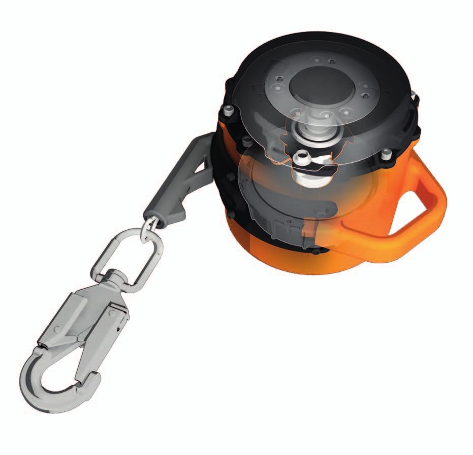 The ManSafe Sealed SRL has a number of other unique features The internal components are protected by rubber gaskets, ensuring the spring, locking mechanism
