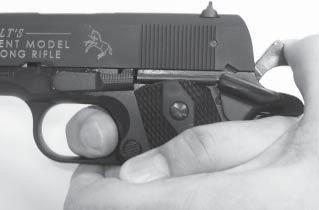 fi g. 4 2.1 Inspection after use MAKE SURE THAT THE PISTOL IS UNLOADED (CHAMBER AND BARREL MUST BE CLEAR) AFTER USE, THAT THE MAGAZINE IS EMPTY. POINT MUZZLE IN A SAFE DIRECTION AND DECOCK THE HAMMER.