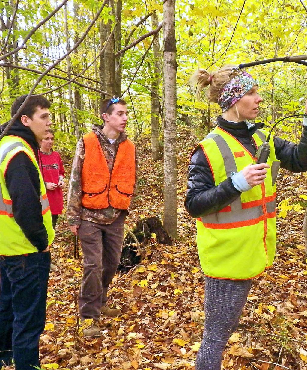 WMCC students help track radio telemetry-collared moose in New Hampshire s