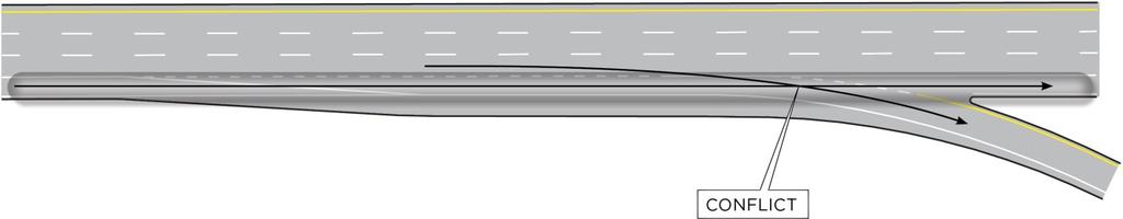 Ramp Freeway Junctions Taper Style Without