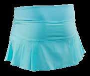 The skirt is designed with a perfectly fitted inner pant and a soft and