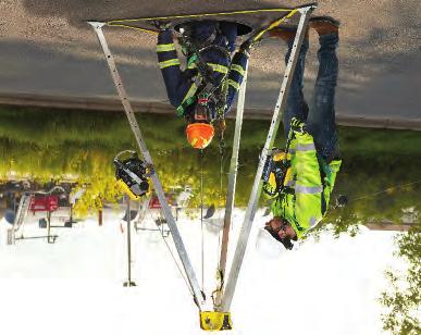 Fall Protection For confined space entries without support points, MSA offers a unique system for personnel and cargo lowering into / rising from a confined space.