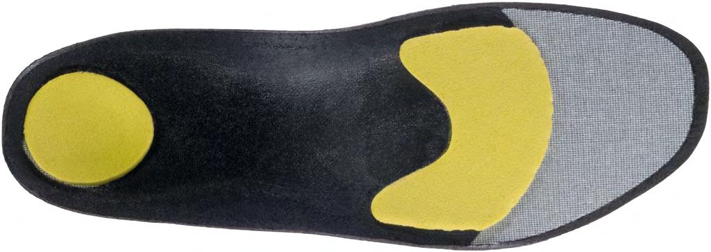 FOREFOOT CUSHION PAD Forefoot cushion pad made of yellow 7 Shore A Shock Absorber X (PUR) to relief from pressure.
