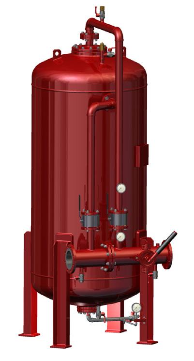 Every unit is available in a horizontal or verti- Bladder Tanks cal configuration and is customized according Bladder tanks are