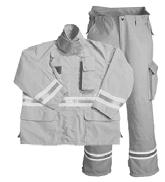 Wildland fire fighting Nomex type coats are usually a thin single layer Provide for