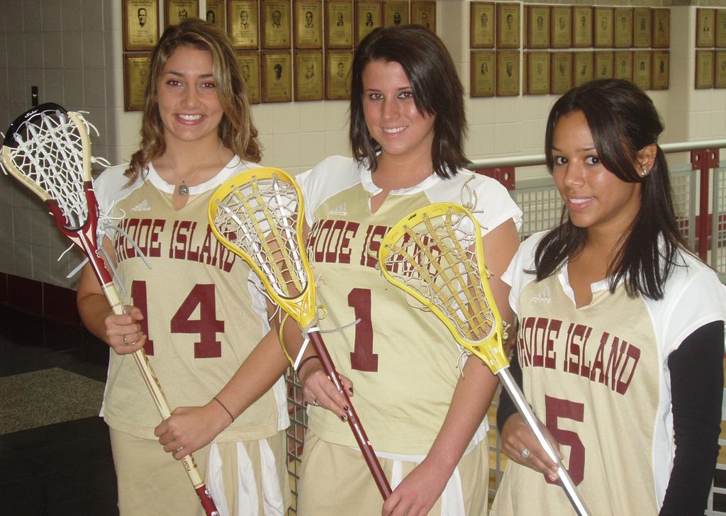 2010 Rhode Island College Team Captains (Left to Right)
